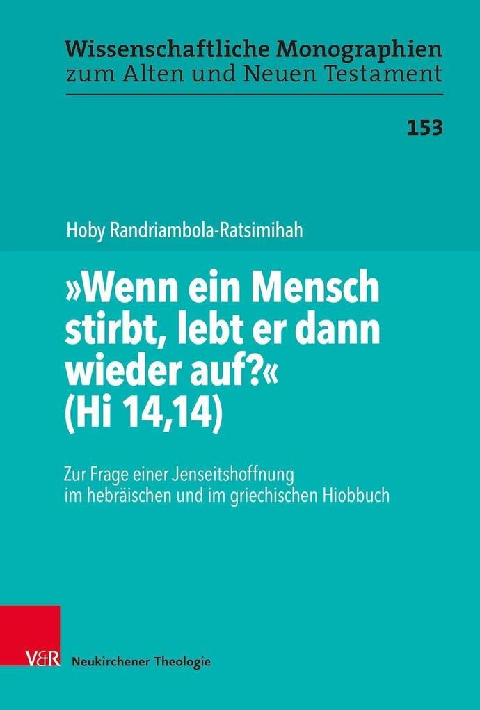 Wissenschaftliche Monographien zum Alten und Neuen Testament