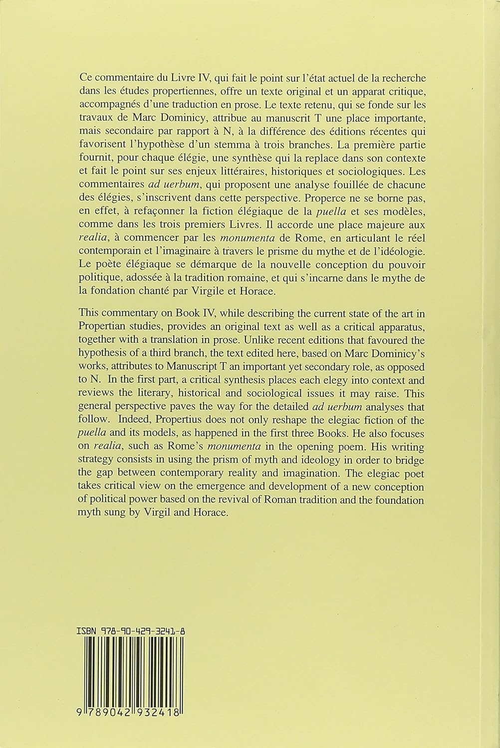 Properce, Élégies, livre IV