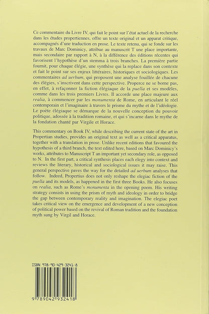 Properce, Élégies, livre IV