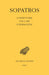 Sopatros. Commentaire Sur l'Art d'Hermogene