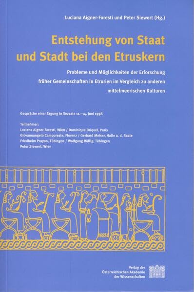 Entstehung Von Staat Und Stadt Bei Den Etruskern