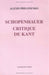 Schopenhauer Critique de Kant