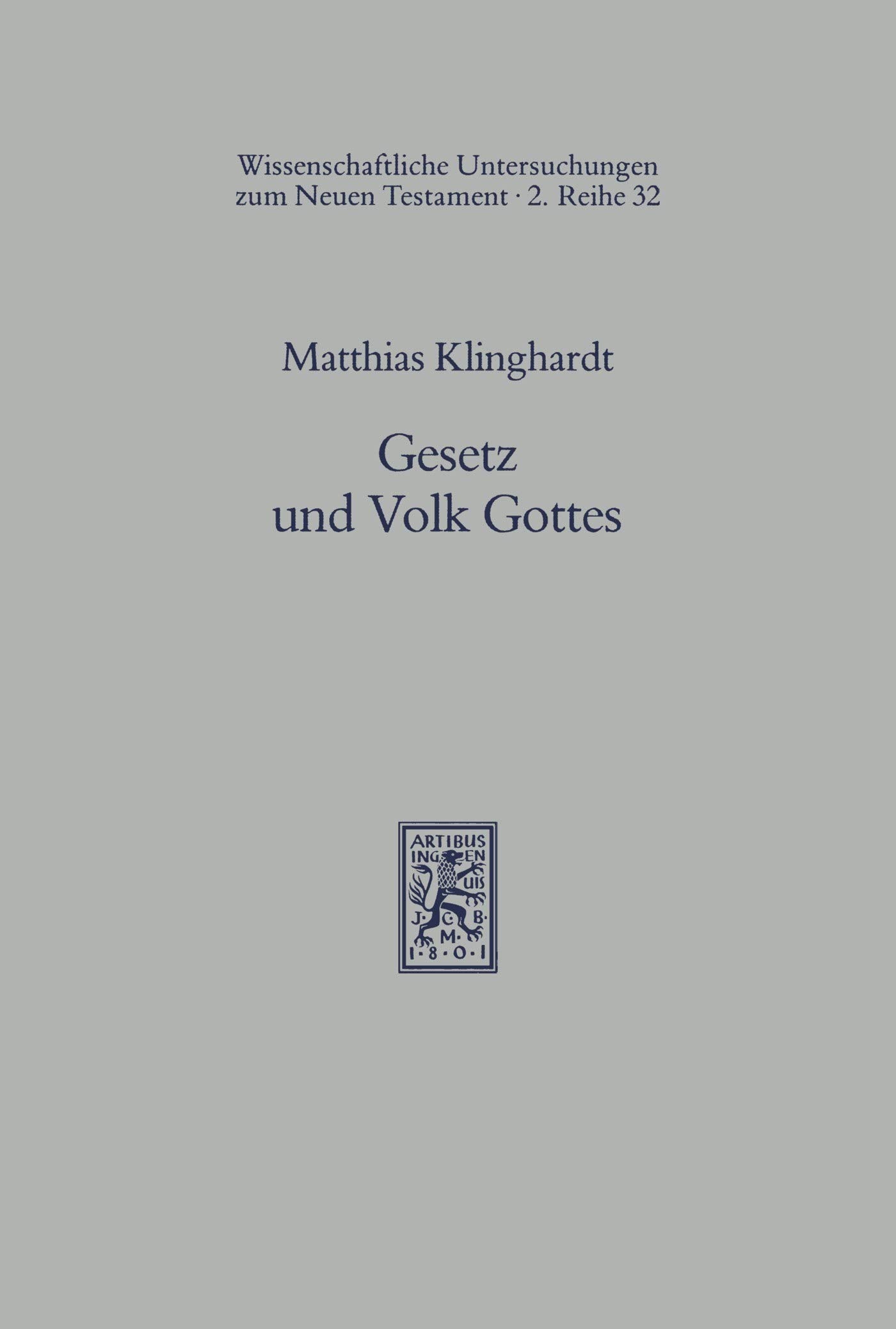Gesetz Und Volk Gottes