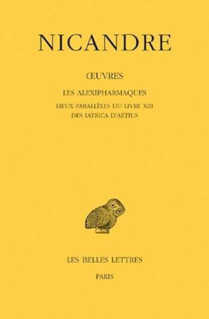 Nicandre, Oeuvres
