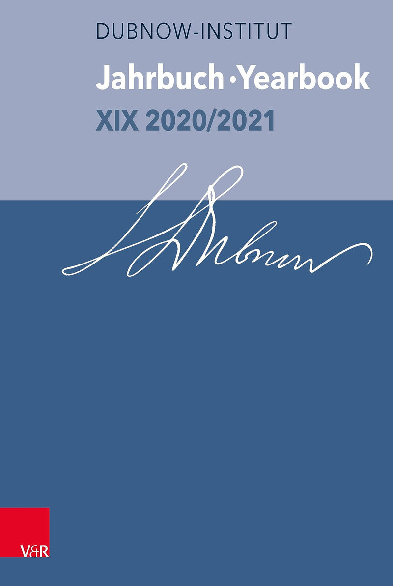 Jahrbuch des Dubnow-Instituts /Dubnow Institute Yearbook XIX 2020/2021
