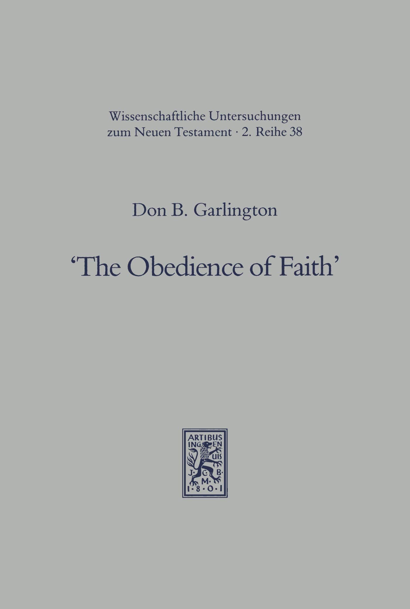 The Obedience of Faith