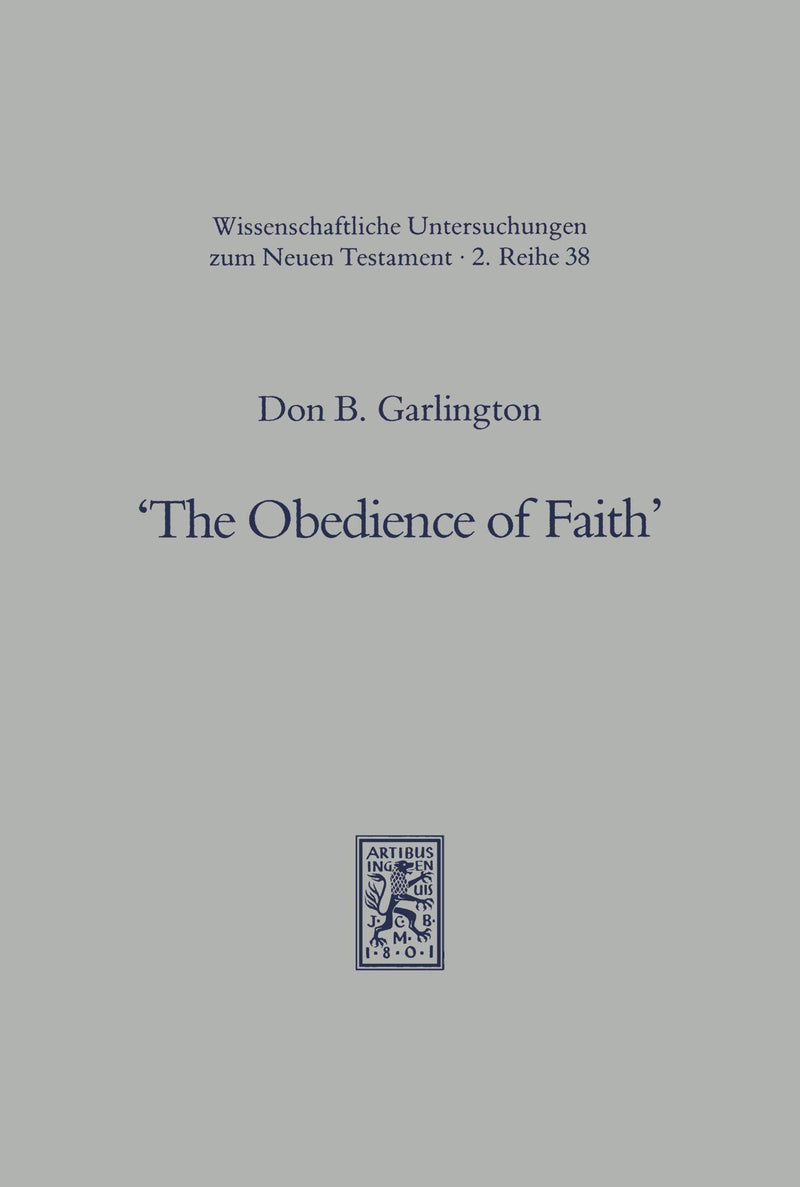 The Obedience of Faith