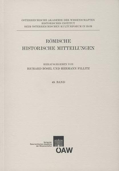 Romische Historische Mitteilungen Band 49/2007