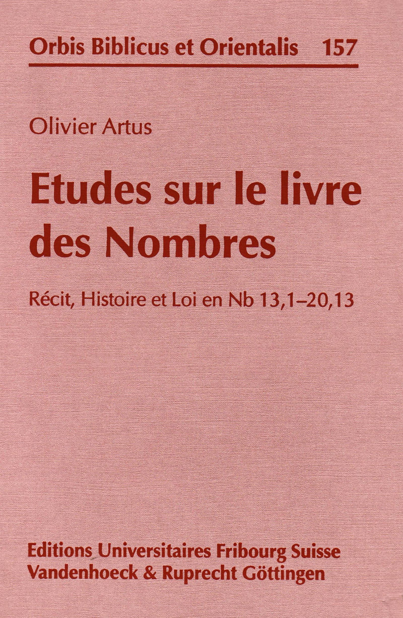 Études sur le livre des Nombres