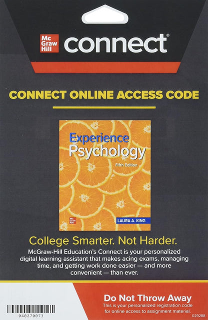 Gen Combo Loose Leaf Experience Psychology; Connect Access Card