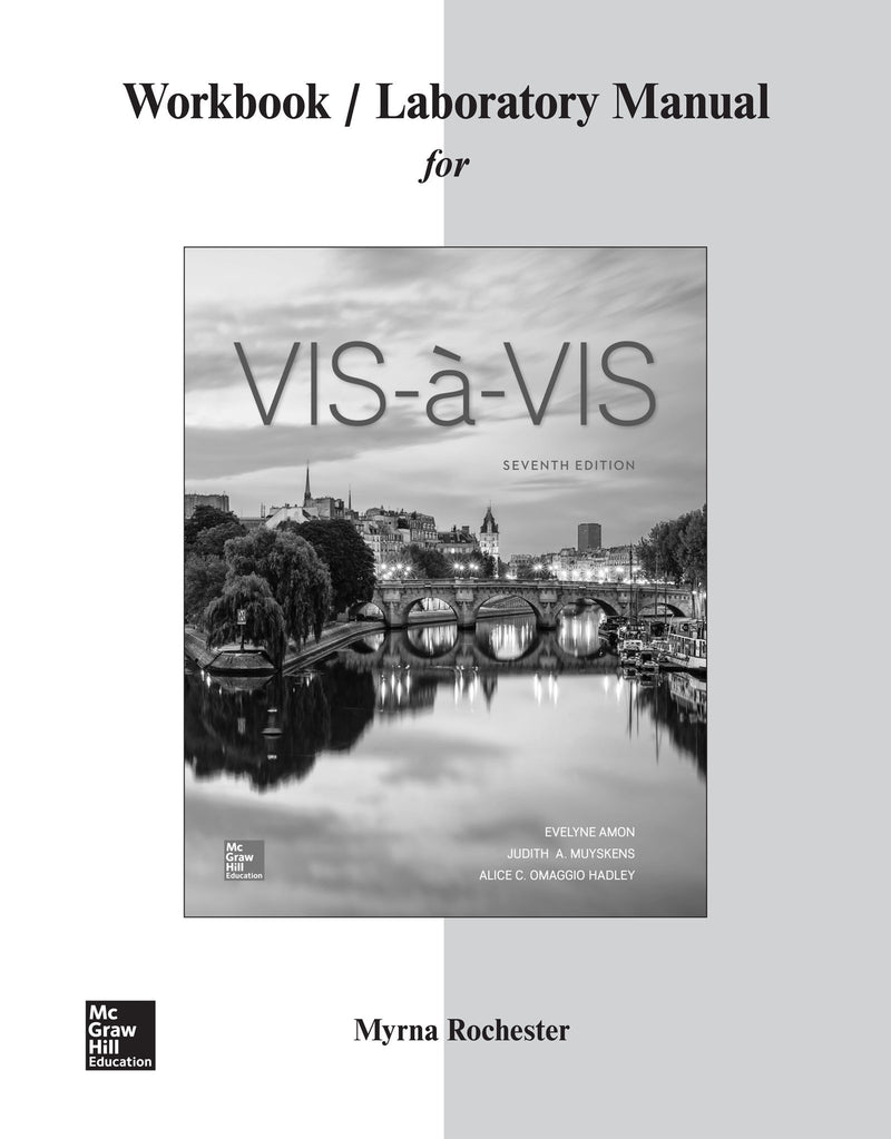 Workbook/Laboratory Manual for Vis-À-VIS