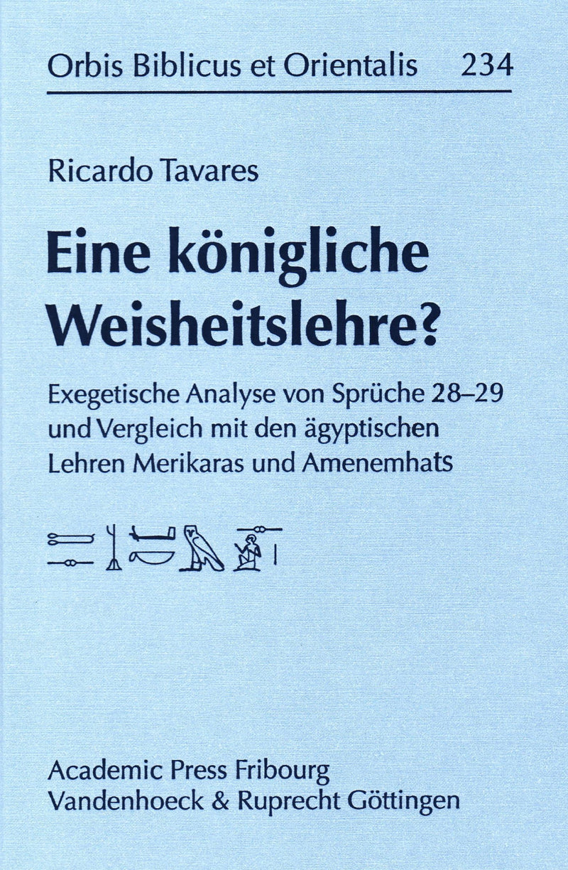 Eine königliche Weisheitslehre?