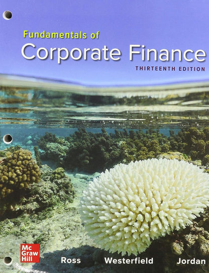Gen Combo LL Fundamentals of Corporate Finance; Connect Access Card