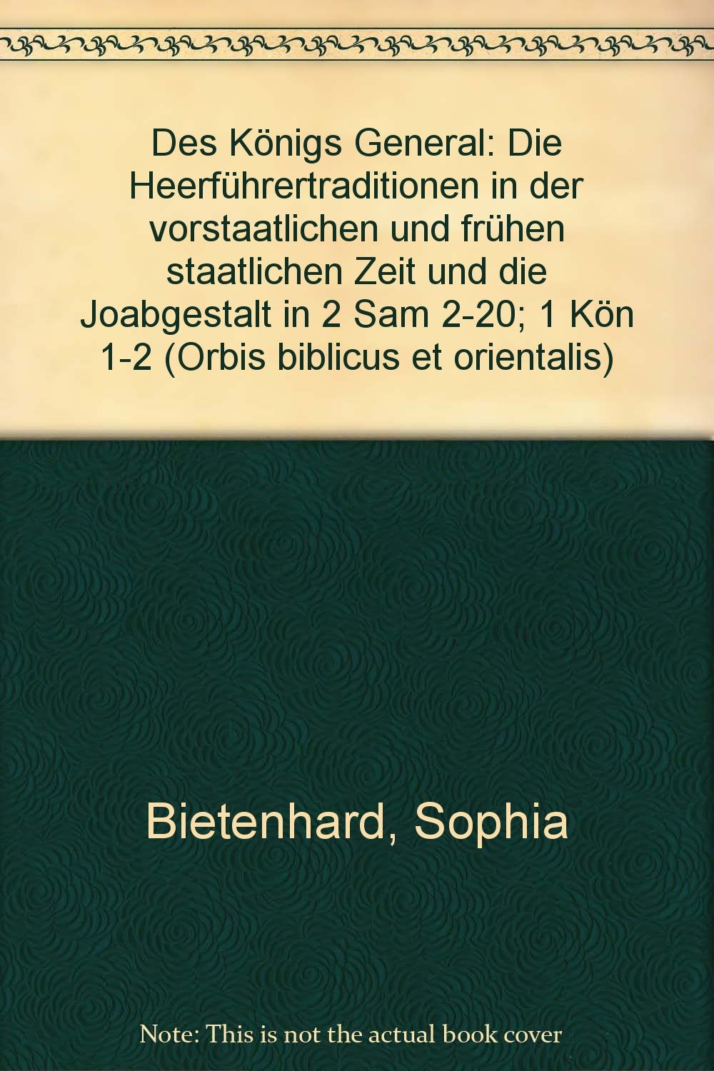 Des Königs General