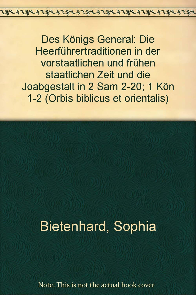 Des Königs General