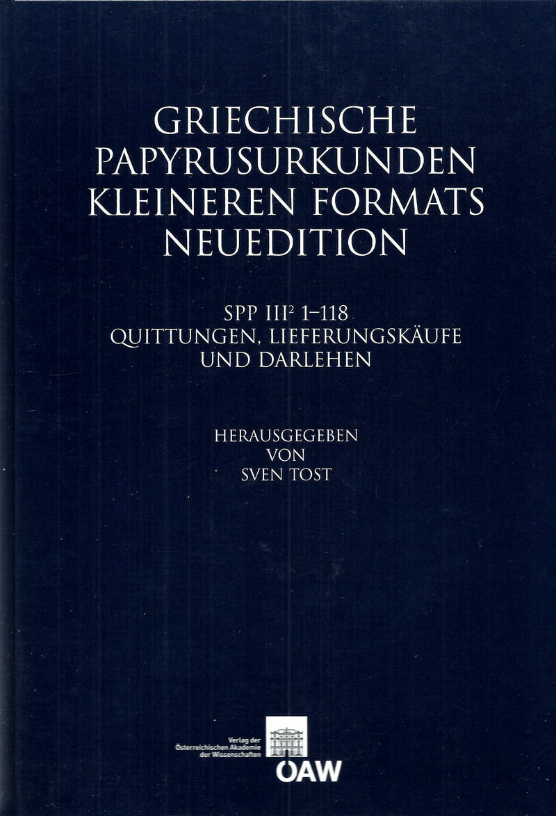 Griechische Papyrusurkunden Kleineren Formats - Neuedition