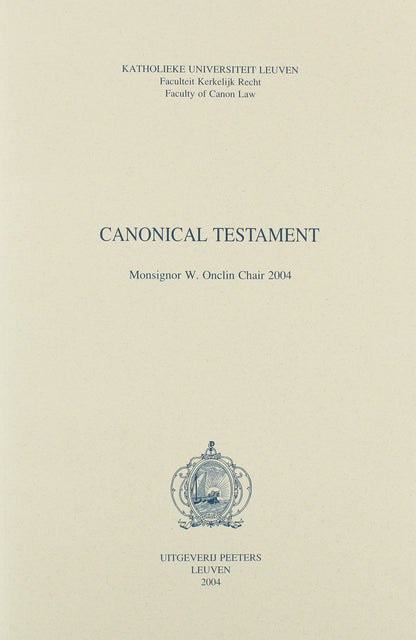 Canonical Testament