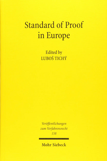 Standard of Proof in Europe