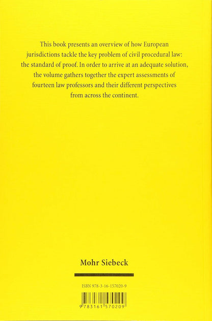 Standard of Proof in Europe