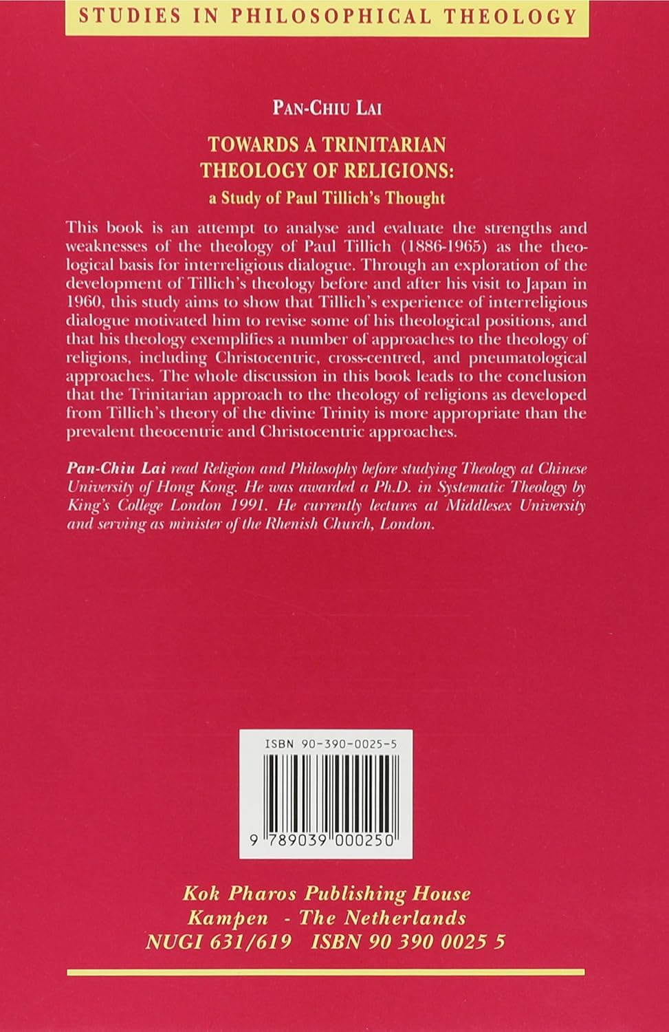 Towards a Trinitarian Theology of Religions