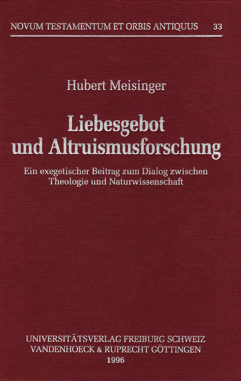 Liebesgebot Und Altruismusforschung