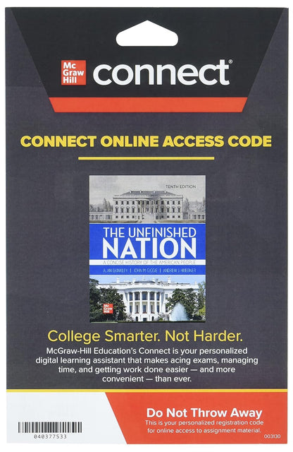 Gen Combo Loose Leaf the Unfinished Nation; Connect 1t Access Card