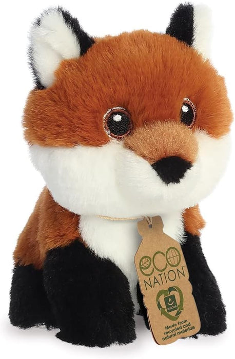 Aurora, 35076, Eco Nation Mini Fox, 5In, Soft Toy, Multi-Coloured