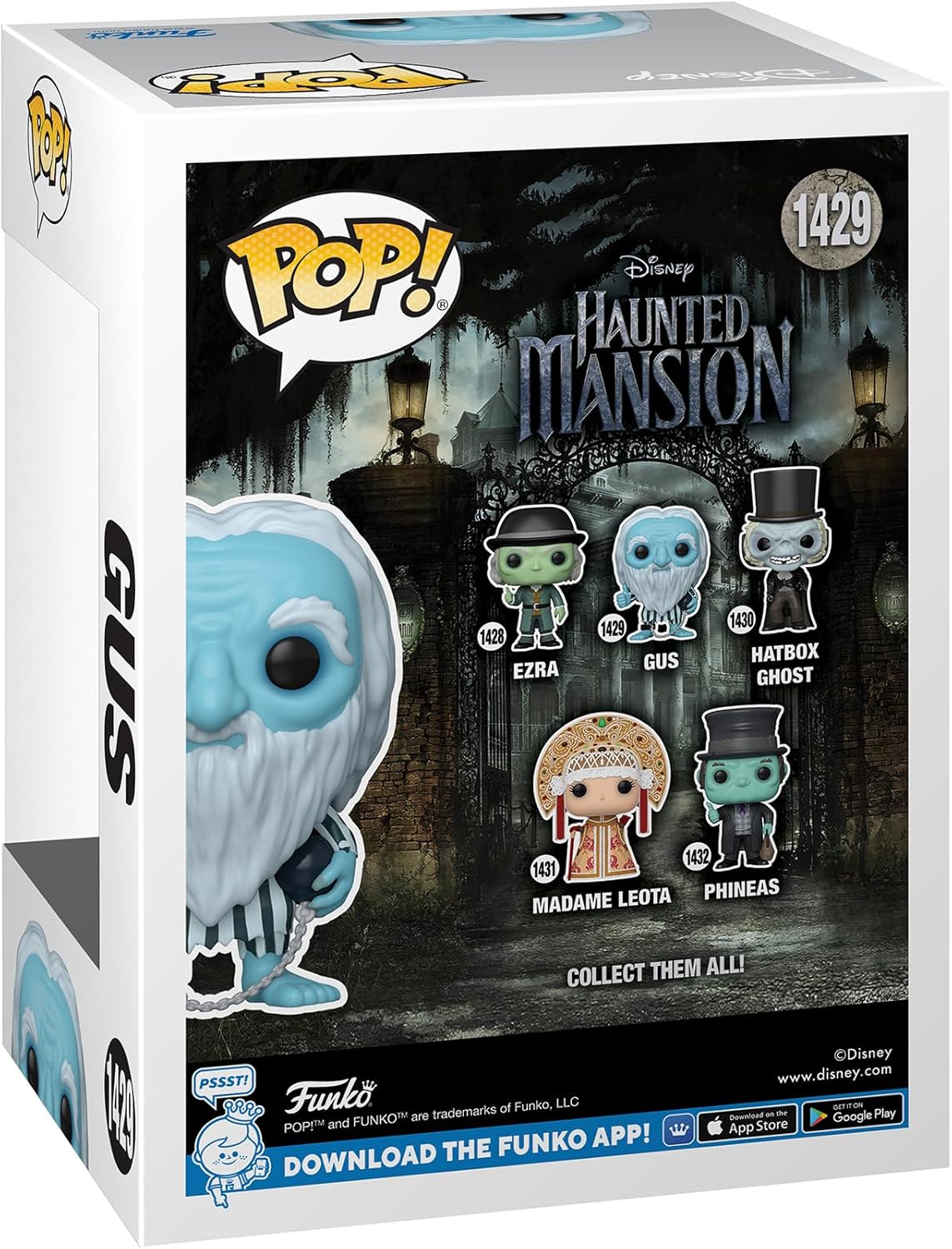 Funko POP! Disney: the Haunted Mansion - Gus - Collectable Vinyl Figure - Gift Idea - Official Merchandise - Toys for Kids & Adults - Movies Fans - Model Figure for Collectors and Display