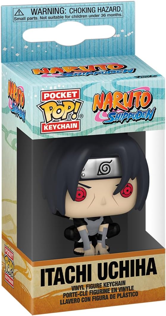 Funko POP! Keychain: Naruto - Itachi Uchiha - (Moonlit) - Collectable Vinyl Mini Figure Novelty Keyring - Stocking Filler - Gift Idea - Official Merchandise - Anime Fans - Minifigure