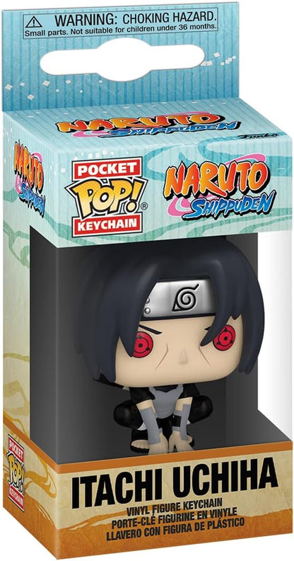 Funko POP! Keychain: Naruto - Itachi Uchiha - (Moonlit) - Collectable Vinyl Mini Figure Novelty Keyring - Stocking Filler - Gift Idea - Official Merchandise - Anime Fans - Minifigure