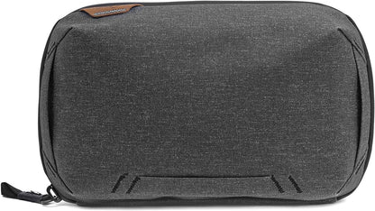 Peak Design Tech Pouch Charcoal Organizer Case for Smartphones, Cables etc (Dark Grey), Black, M - MEDIUM, Travel Line is a Fully Adaptable System, blackone, Travel Line is a fully adaptable system