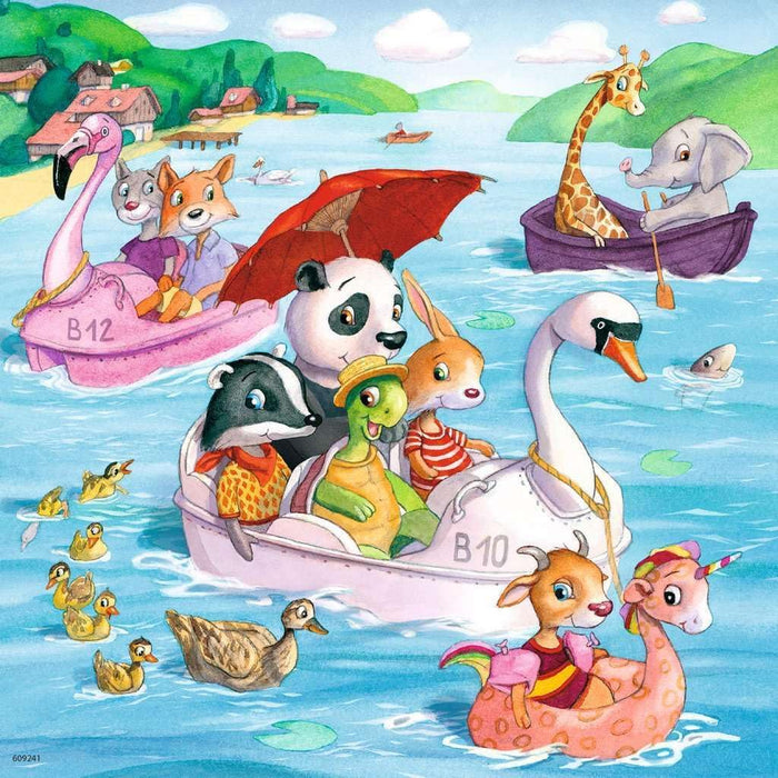Ravensburger Children's Puzzle - 05720 On The Water - 3 x 49 Pieces Puzzle for Children from 5 Years
