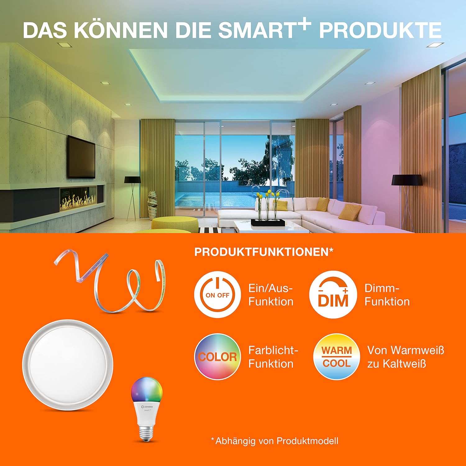 Ledvance  - Smart Wifi Rgbw E27 Single Pack