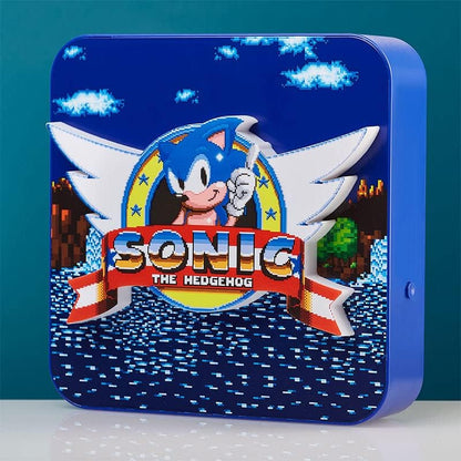Numskull Sonic The Hedgehog Desk Lamp Wall Light - Ambient Lighting Gaming Accessory for Bedroom, Home, Study, Office, Work - Official Sonic The Hedgehog Merchandise