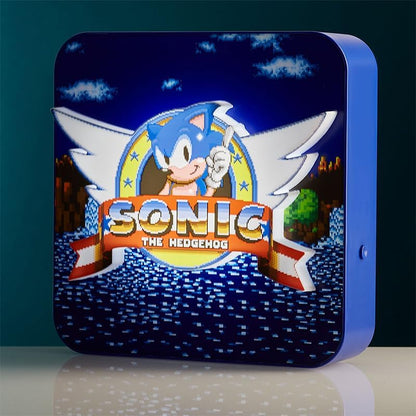 Numskull Sonic The Hedgehog Desk Lamp Wall Light - Ambient Lighting Gaming Accessory for Bedroom, Home, Study, Office, Work - Official Sonic The Hedgehog Merchandise
