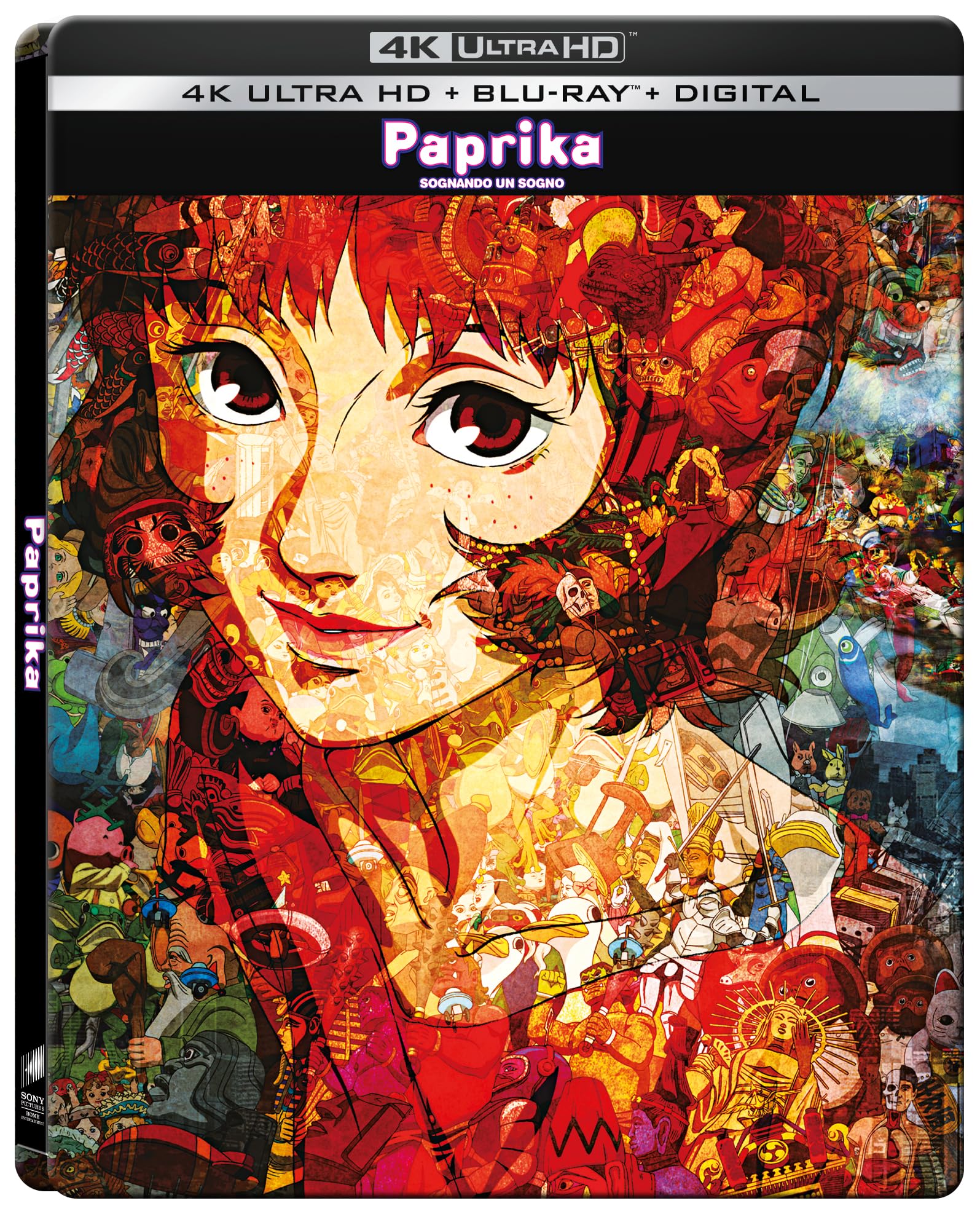 Paprika, Sognando un Sogno, 4K Steelbook, BD 4K e BD HD
