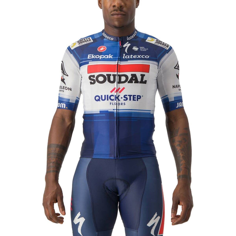 Castelli Soudal Quick-Step Aero Race 6.1 Jersey Dark Blue/White / S (S)