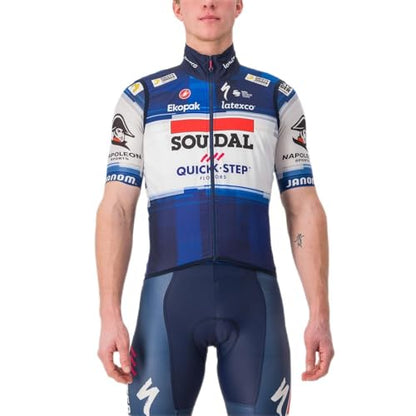 castelli Men's 4518086 Sleeveless Vest XXL Dark Blue/White