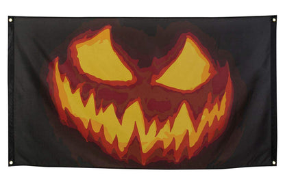 Boland 10134176 Bol72301 Flag of Malignant Pumpkin, Adult, Multi-Coloured