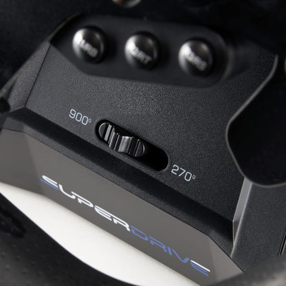 Subsonic Superdrive - SV950 steering wheel with pedals and paddles for Xbox Serie X/S, PS4, Xbox One, PC (programmable for all games)