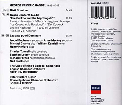 Handel: Dixit Dominus / Laudate Pueri Dominum (King's College Cho