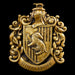 The Noble Collection Harry Potter Hufflepuff Crest Wall Art - 11in (28cm) Elegant Gold Resin Wall Plaque - Officially Licensed Film Set Movie Props Gifts