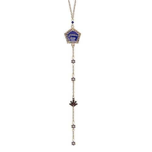 Cinereplicas Harry Potter Long Chain Chocolate Frog Necklace 54 cm Official Licence, Chain Length: 54cm, Acier inoxydable Zinc alloy