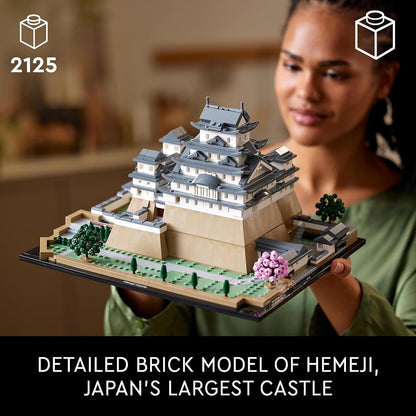 LEGO 21060 Architecture Himeji Castle Set, Landmarks Collection Model Building Kit for Adults, Gift Idea for Fans of Creative Gardening and Japanese Culture, Includes Buildable Cherry Blossom Trees