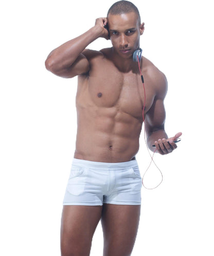 Xander Front Pocket Swimwear Shorts White