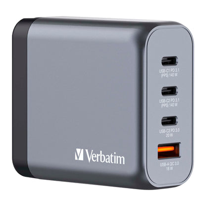 GNC-140 GAN Charger 140W with 2 x USB-C® PD 140W / 1 x USB-C® PD 20W / 1 x USB-A QC 3.0 (EU/UK/US
