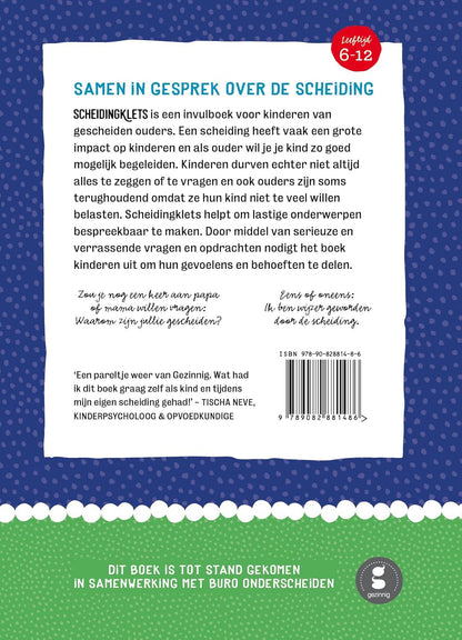 Scheidingklets: invulboek voor kinderen van gescheiden ouders