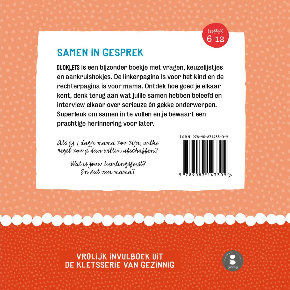 Duoklets mama: Invulboek voor kind en mama