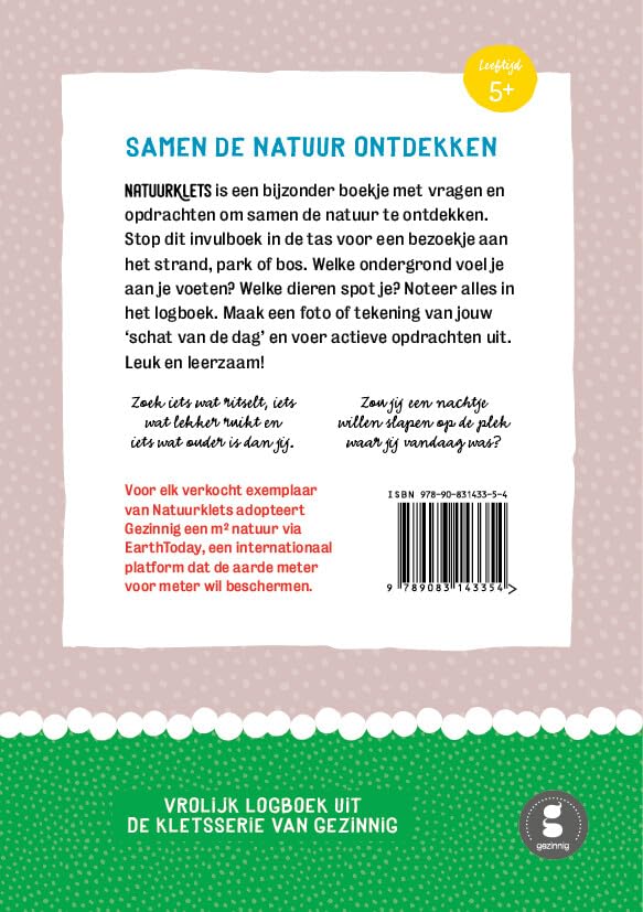 Natuurklets: Invulboek voor buiten