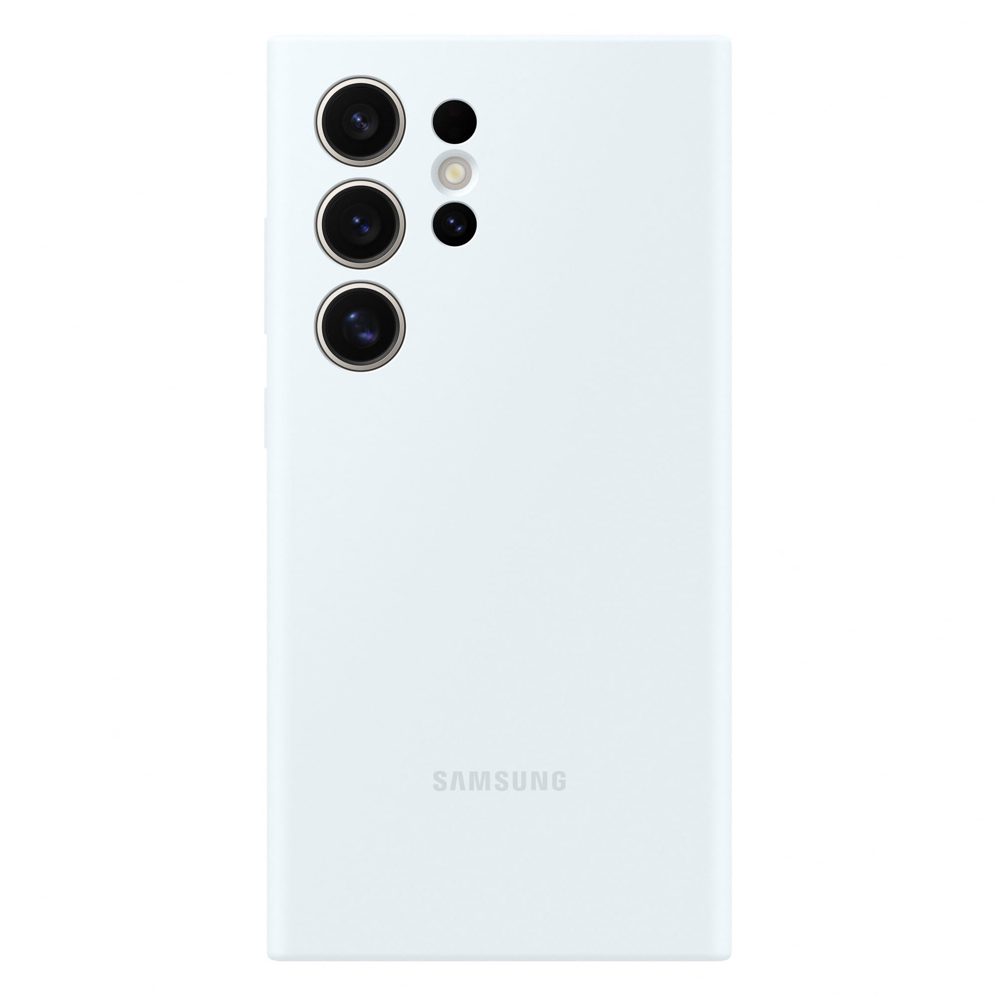 Samsung Galaxy Official S24 Ultra Silicone Case, White White S24 Ultra Silicone Case